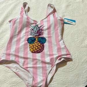 Pat pat Pineapple Swimsuit. NWT. Large